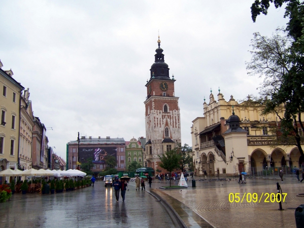 Zdjęcie z Polski - Rynek Glowny w Krakowie