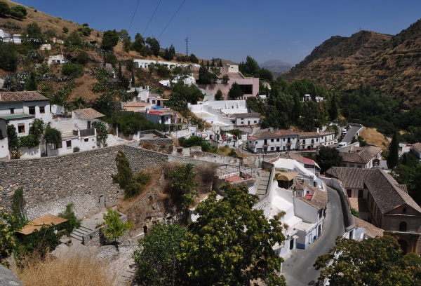 Zdjęcie z Hiszpanii - Sacromonte i góry 