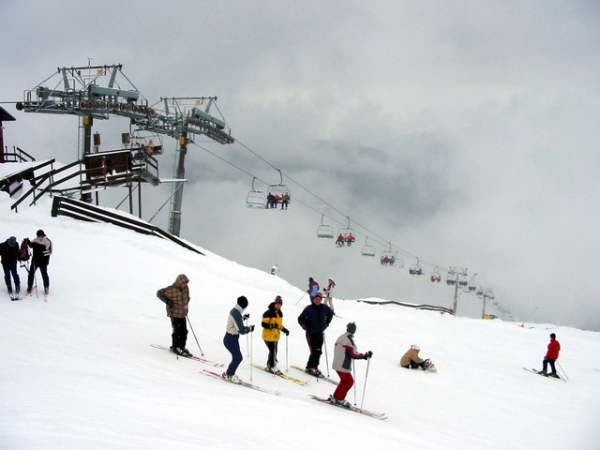 Zdjęcie ze Słowacji - Chopok - luty 2005.