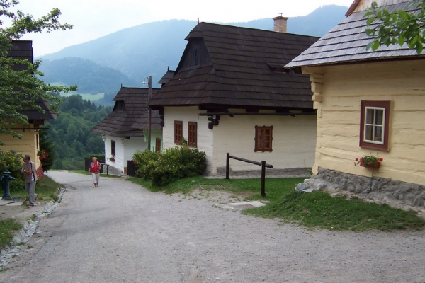 Zdjęcie ze Słowacji - Vlkolinec - żywy skansen.