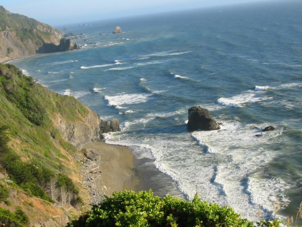 Zdjęcie ze Stanów Zjednoczonych - Crescent Beach Overlook.