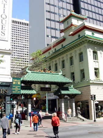 Zdjęcie ze Stanów Zjednoczonych - Frisco - brama Chinatown.