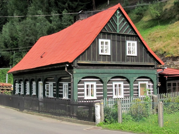 Zdjęcie z Czech - Tradycyjna zabudowa...