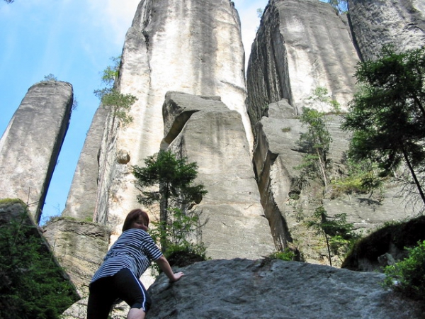 Zdjęcie z Czech - Teplicke Skalni Mesto.