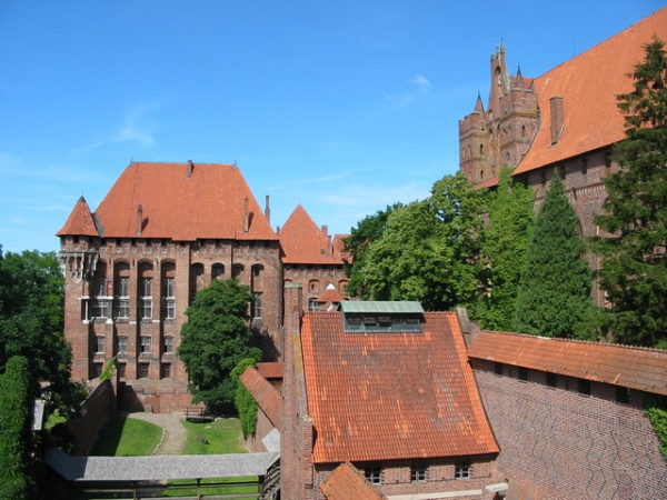Zdjęcie z Polski - Malbork - teren zamku.
