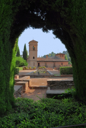 Zdjęcie z Hiszpanii - w ogrodach Generalife