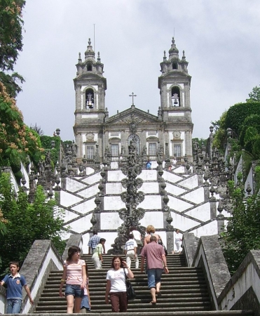 Zdjęcie z Portugalii - schody do Bon Jesus