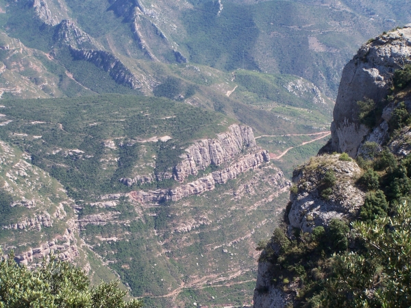 Zdjęcie z Hiszpanii - widok z Montserrat