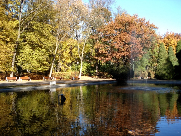 Zdjęcie z Polski - Planty - park miejski.