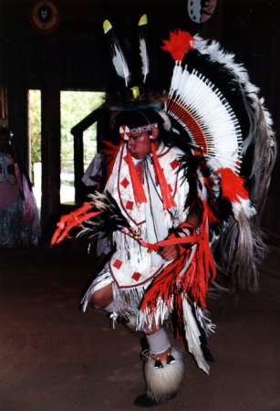 Zdjęcie ze Stanów Zjednoczonych - Tancerz indiański.