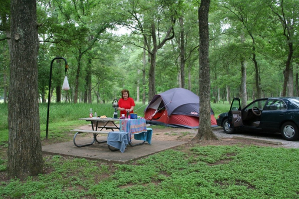 Zdjęcie ze Stanów Zjednoczonych - Kemping pod Houston.