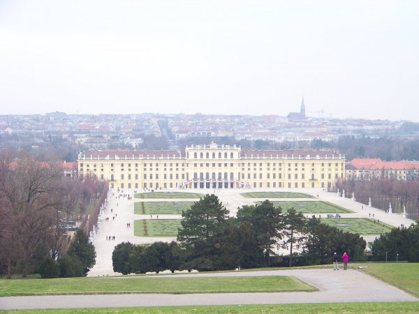 Zdjęcie z Austrii - Widok na Schonbrunn