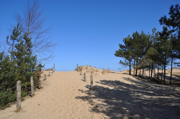 Zdjęcie z Polski - wejscie na plażę