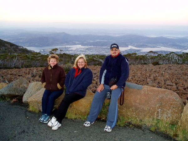 Zdjęcie z Australii - Z panorama Hobart w tle