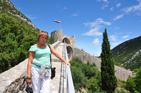 Zdjęcie z Chorwacji - mur obronny w Ston