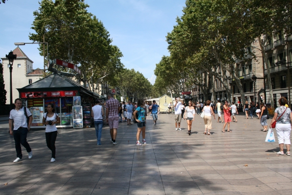 Zdjęcie z Hiszpanii - Las Ramblas