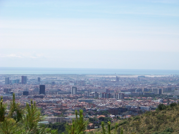 Zdjęcie z Hiszpanii - widok z Tibidabo