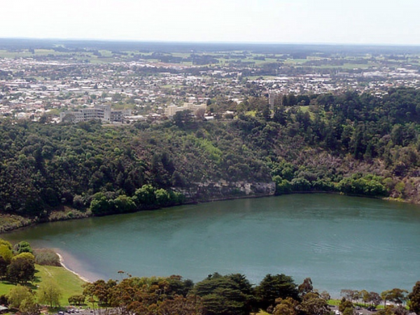 Zdjęcie z Australii - Widok na Mt Gambier, 