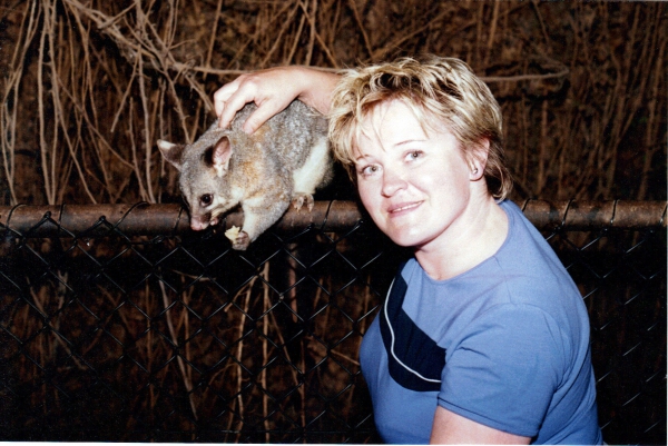 Zdjęcie z Australii - Spotkanie z possumem