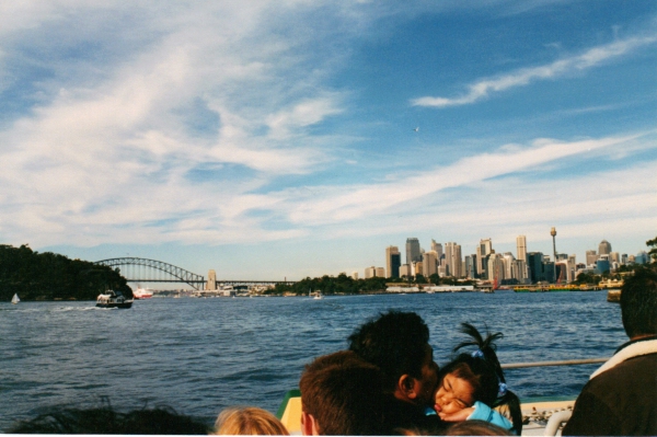 Zdjęcie z Australii - Plyniemy po Paramatta 