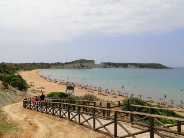 Zdjęcie z Grecji - Plaża Gerakas.