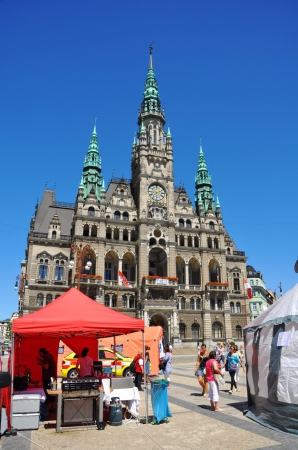 Zdjęcie z Czech - Liberec  Ratusz i Kramiki