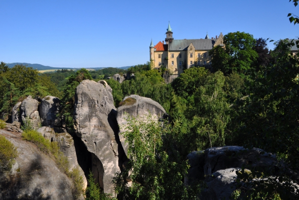 Zdjęcie z Czech - Zamek widziany z punktu