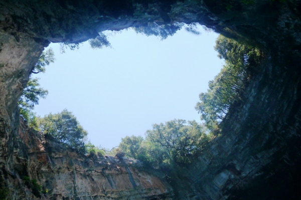 Zdjęcie z Grecji - Niebo nad Melissani