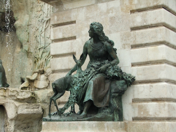 Zdjęcie z Węgier - fragment fontanny
