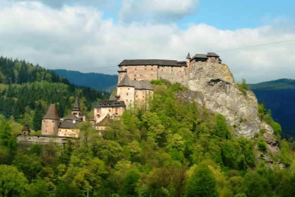 Zdjęcie ze Słowacji - zamek - Orava