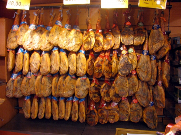 Zdjęcie z Hiszpanii - Szynki Ibérico 