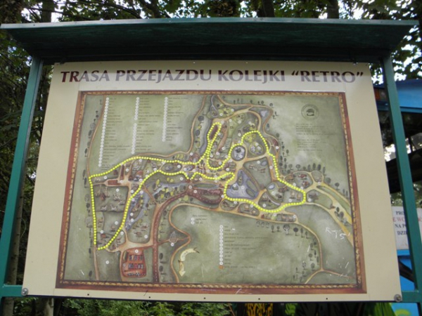 Zdjęcie z Polski - Trasa kolejki w ZOO