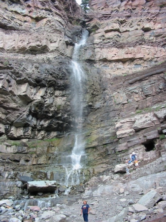 Zdjęcie ze Stanów Zjednoczonych - Ouray - wodospad.