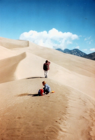 Zdjęcie ze Stanów Zjednoczonych - Great Sand Dunes NP.