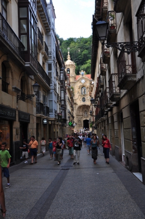 Zdjęcie z Hiszpanii - uliczki San Sebastian