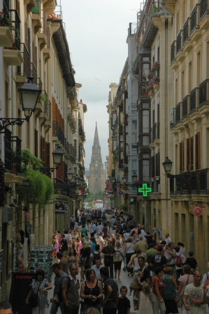Zdjęcie z Hiszpanii - uliczki San Sebastian