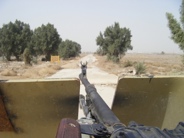 Zdjęcie z Iraku - na patrolu