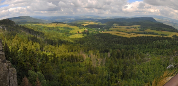 Zdjęcie z Polski - Panorama ze Szczelinica 