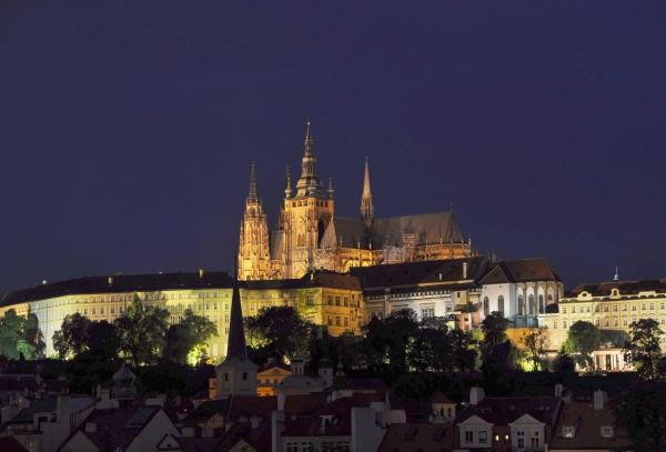 Zdjęcie z Czech - Widok na Hradczany