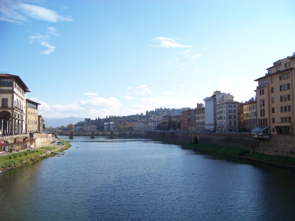 Zdjęcie z Włoch - rzeka Arno