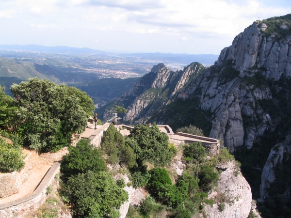 Zdjęcie z Hiszpanii - Wjazd na Montserrat
