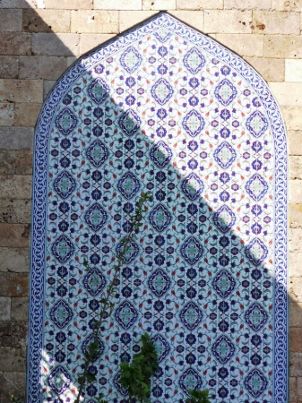 Zdjęcie z Turcji - ceramiczne "okienko" 