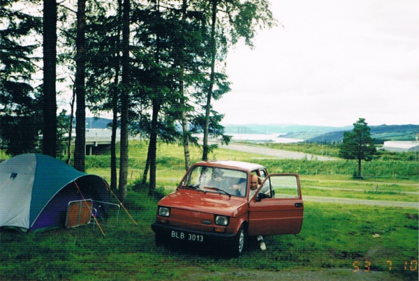 Zdjęcie z Norwegii - camping w Trondheim