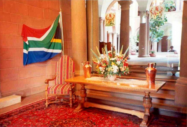 Zdjęcie z Republiki Półudniowej Afryki - Pałac Prezydenta wewnątrz