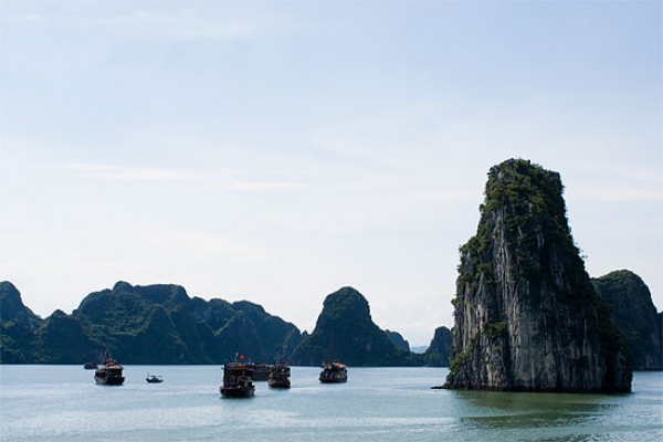 Zdjęcie z Wietnamu - zatoka halong bay