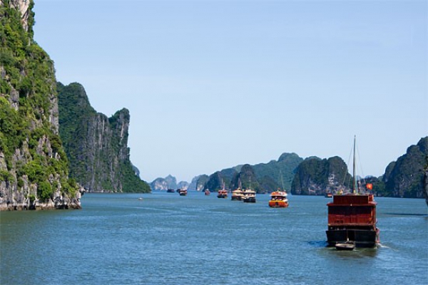 Zdjęcie z Wietnamu - halong bay