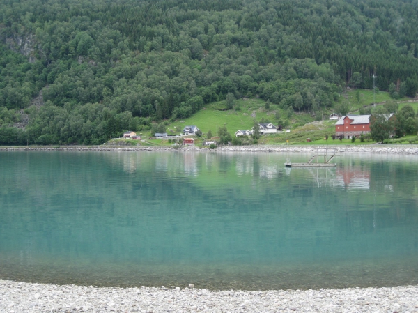 Zdjęcie z Norwegii - końcówka Sognefjordu