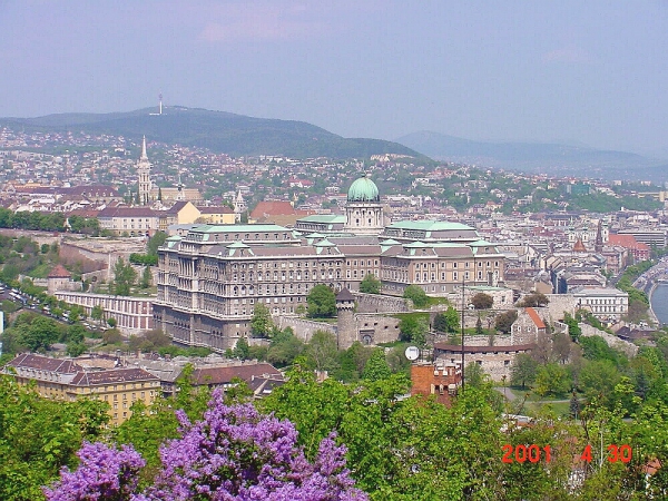 Zdjęcie z Węgier - zamek na Budzie w całej okazałości