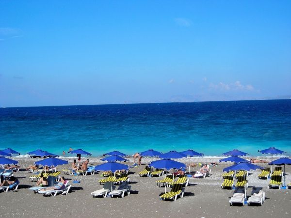 Zdjęcie z Grecji - Plaża  w Rodos