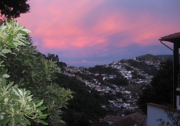 Zdjęcie z Brazylii - Ouro Preto wieczorem